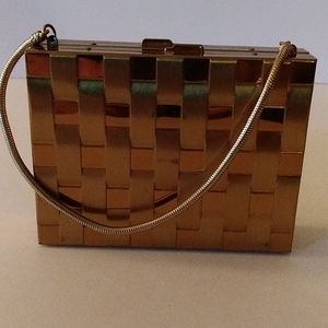 1940s metal purse/compact . about 3in. Wide an 2 i